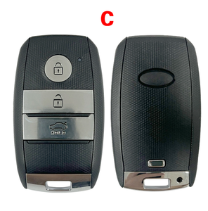 Coque de clé de voiture pour Kia Rio 3 Sportage 3/4 Ceed Sorento Optima <span class=keywords><strong>K2</strong></span>/K3/K4/K5/VVDI - Noir ABS Remplacement intelligent - Product Image 4