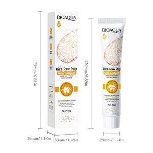 Pasta Dental <span class=keywords><strong>de</strong></span> <span class=keywords><strong>Pulpa</strong></span> <span class=keywords><strong>de</strong></span> Arroz Natural BIOAQUA, Pasta Dental Blanqueadora Portátil Personalizada <span class=keywords><strong>de</strong></span> Fábrica, Limpieza Profunda <span class=keywords><strong>de</strong></span> <span class=keywords><strong>Dientes</strong></span> - Product Image 6