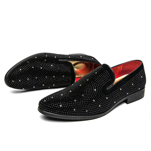 Zapatos Oxford de Cuero Genuino para Hombre, Estilo Italiano de Alta Gama, Hechos a Mano, para Boda, con Cierre Deslizante, Otoño, Ligeros, Bordados, Camuflaje - Product Image 4