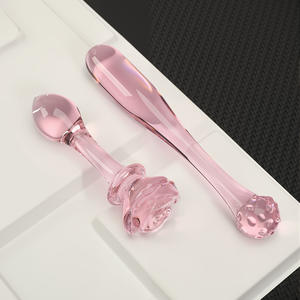 Juguete Sexual para Adultos, Dildo de Vidrio Impermeable y Ecológico, Multi-Estilo, para Masturbación Femenina y Uso Anal - Product Image 3