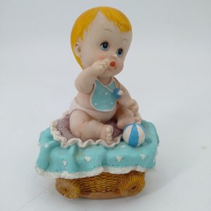 Estatueta de madeira para bebês, artesanato de mão, lembrancinhas para decoração de casa, presente de batismo, resina personalizada, anjo Xiamen, porta, madeira, 960 peças, 280g, ideal para decoração de casa - Product Image 5