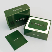 Cartes de jeu en papier écologiques imprimées sur mesure avec boîte à couvercle et base pour cartes d'affirmation personnalisées - Conception durable