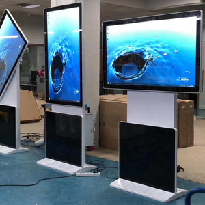 قائمة بذاتها صورة والمناظر الطبيعية قابلة للتحويل 90 درجة تدوير 55 "شاشة تعمل باللمس كشك الكمبيوتر - Product Image 3