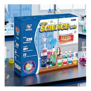 DIY <span class=keywords><strong>Science</strong></span> STEM Kit Éducatif Enfants Laboratoire Jouet Exploration Réactions Chimiques Safe Fun Learning Hands-On Discovery Activity - Product Image 6
