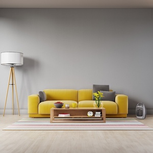 Termoventilateur céramique 1500W avec thermostat, 2 puissances de ventilation, anti-retournement et poignée, idéal pour chauffer les espaces - Product Image 2