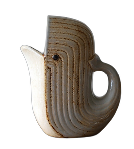 Jarra de ballena de cerámica, jarra, jarrón, soporte para utensilios, decoración náutica de peces - Product Image 4