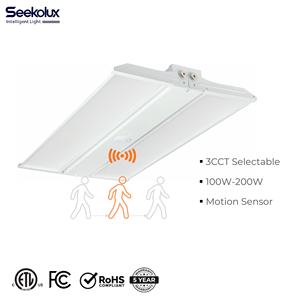 En stock aux États-Unis : Projecteur LED industriel suspendu linéaire KLight 100W-300W pour entrepôt, usine, salle de sport, atelier, avec variation de température de couleur (CCT) et fonctions de gradation, certifié ETL FCC - Product Image 3