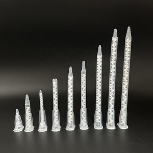 MA03-17 MA06-16 PMF6-24 MA6.3-21 Polyurethane keo vuông <span class=keywords><strong>Epoxy</strong></span> trộn nha khoa tip ống nhựa yếu tố tĩnh Mixer vòi phun - Product Image 2