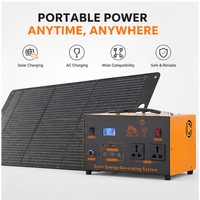 Station d'alimentation électrique polyvalente 500W 720Wh de conception experte, système solaire portable pour la maison, idéal pour la radioamateurie et le travail sur le terrain