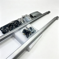 Dowell Aluminium-Legierung Dachreling Seitenstange Dachträger Universal für Große SUVs 4x4 Offroad Gepäckträger Über 100kg Einfache Installation