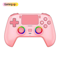 Gamegaga P525 - Control Inalámbrico para Juegos con Bluetooth, Iluminación RGB y Motor de Vibración, Joystick para P5 y PC