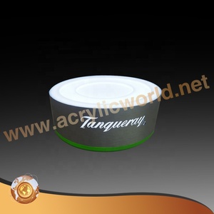 Support de présentation de vin de luxe, présentoir à bouteilles en acrylique personnalisé avec éclairage LED pour vitrine de vente au détail haut de gamme - Product Image 2