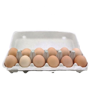 Cartón para Huevos de Papel Moldeado Personalizado con Capacidad para 12 Huevos, Materiales Reciclados, Laminación Brillante y Relieve para Empaque de Productos del Hogar - Product Image 1