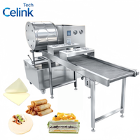 Machine à pâte électrique chauffante pour rouleaux de printemps, moule carré, formeur de feuilles de pâte automatique en acier inoxydable pour usage en restaurant