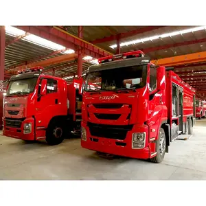 Novo ISU-ZU giga 460hp 16000l caminhão de bombeiros, espuma de água, caminhão de combate a incêndios