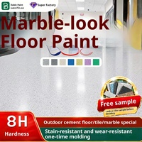 Sable naturel de couleur époxy Revêtement à écoulement autonivelant Peinture pour sol pour carreaux de céramique Marbre Surface
