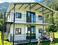 Prix d'usine – Maison conteneur à deux étages de 20 pieds avec design moderne pour bureau, atelier et logement
