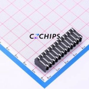 JL212R-SMT-35012BP1 Spring Terminal Block SMD,P=3.5mm Connector ( Construction: 1x12P )( Pitch: 3.5mm )( Color: Black ) - Product Image 2