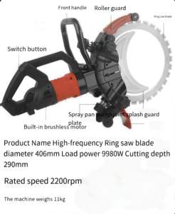 Scie à anneaux Xinwo Scie à anneaux pour scie à béton Scie à chaîne Machine de découpe de béton - Product Image 4