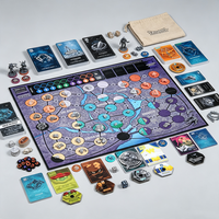 Fabricant professionnel de jeux de société personnalisés, impression OEM de jeux de société avec boîtes, cartes et jetons sur mesure