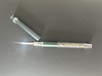 Pinceau à gel professionnel HIDI BEAUTY avec manche en strass synthétique, ultra fin, pour la beauté des ongles