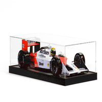 Boîte de présentation de voiture de Formule 1 en acrylique transparent personnalisée avec couleur et taille sur mesure, marque YGL, YGL-851, pour la décoration