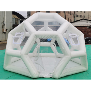 4 Meters Diameter Starry Night Inflatable Football <strong>Bubble</strong> <strong>Tent</strong> for Wild Camping From Sino Inflatable Factory - Product Image 1