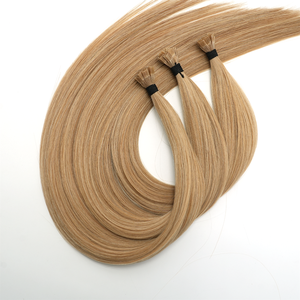 Extensiones de Cabello Humano Ruso al por Mayor con Punta Plana de Queratina, Extensiones de Cabello Remy Ruso <span class=keywords><strong>Virgen</strong></span> Doble Trama con Punta K - Product Image 1