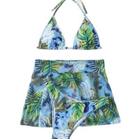 Maillot de bain deux pièces en mousseline florale style exotique 2026 pour les vacances, amincissant, moulant, élégant, sexy, séchage rapide, très performant