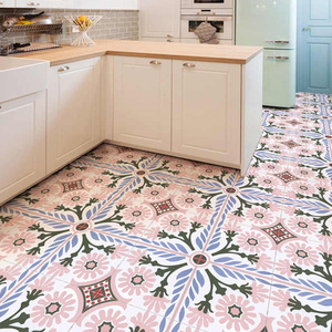 Carreaux métalliques émaillés en marbre céramique faits à la main de Style nordique <span class=keywords><strong>rose</strong></span> 300x300 Carreaux muraux de <span class=keywords><strong>cuisine</strong></span> antidérapants pour balcon toilette - Product Image 5