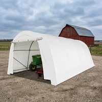 Eversteeam ES-CST1230 3.6x12m Toit en acier galvanisé robuste, imperméable, résistant aux UV, coupe-vent, moderne, simple, nature, extérieur