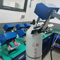 Máquina de Marcado por Micropercusión Portátil Zixu para Cilindros de Gas Industriales de Oxígeno, Nitrógeno, Argón y Helio, Máquina de Grabado Multilingüe