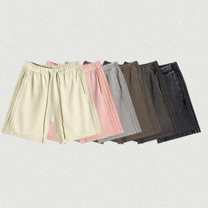 Shorts décontractés unisexe lourds personnalisés de haute qualité Gym 100% coton pour hommes - Product Image 6