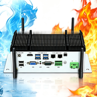 CANGHAN PC Industri Mini Tanpa Kipas Dual-LAN 5-COM Komputer Mikro Tertanam Catu Daya POE Robot Kontrol Industri