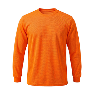 T-<span class=keywords><strong>shirt</strong></span> de sécurité haute visibilité à manches longues <span class=keywords><strong>pour</strong></span> homme, 130 g/m², respirant, séchage rapide, fluorescent, <span class=keywords><strong>pour</strong></span> le travail en extérieur - Product Image 1