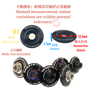แหวนรองกรองอากาศอะลูมิเนียมอัลลอยด์ 6061 ของ SOMOTO ไต้หวัน ผลิตด้วยเครื่อง CNC สีดำออบซิเดียนเคลือบอะโนไดซ์ - Product Image 3