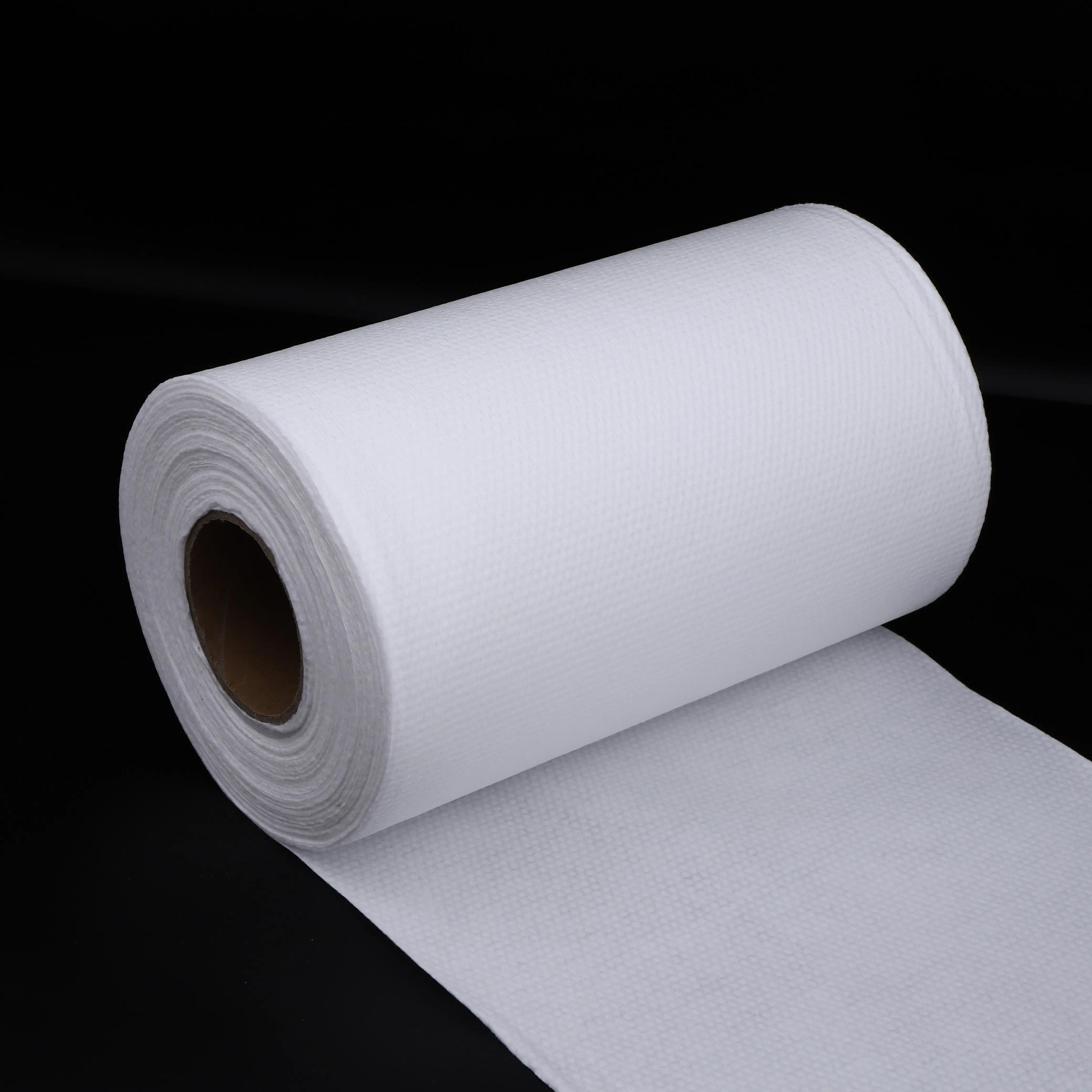 90cm רוחב 60GSM במקביל כותנה spunlace Nonwoven בד רול