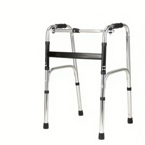 Déambulateur pliant en aluminium à <span class=keywords><strong>4</strong></span> <span class=keywords><strong>roues</strong></span> pour enfants handicapés par la paralysie cérébrale, certifié CE, durable, antidérapant, avec frein à étrier - Product Image 4