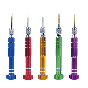 Weeks 5 In 1 Mobile Phone Repair Screwdriver Set S2 Steel Magnetic Titanium Plated For Electronics Fixing - Product Image 4