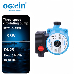 <span class=keywords><strong>Pompe</strong></span> de circulation d'eau chaude silencieuse OGGIN 20-6-130W, hauteur de refoulement 6m, <span class=keywords><strong>surpresseur</strong></span> automatique pour chauffage solaire, 3/4 pouce 20mm 130mm - Product Image 1