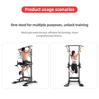 Torre de Ejercicios Multifuncional, Equipo de Gimnasio en Casa para Entrenamiento de Fuerza de Cuerpo Completo