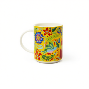 Tazza in Porcellana con Fiori Messicani Excelsa, 30 Cl, Tazza in Ceramica Multicolore - Product Image 3