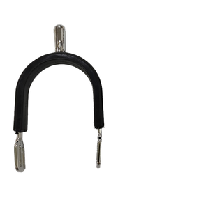 Espuelas Inglesas para Dama con Punta de Cuero Plateado, Espuelas Premium para Carreras de Caballos con Cubierta de Goma - Product Image 1