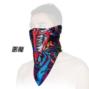 Angry Wolf - Máscara facial para ciclismo al aire libre, forro polar, transpirable, unisex, multicolor, para deportes - Product Image 5