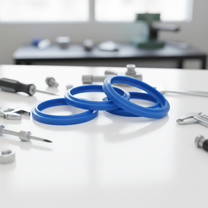 <span class=keywords><strong>Joint</strong></span> d'étanchéité <span class=keywords><strong>hydraulique</strong></span> <span class=keywords><strong>double</strong></span> lèvre en J LBH pour grattoir anti-poussière, taille personnalisée, plage <span class=keywords><strong>de</strong></span> température -30~+100°C - Product Image 1