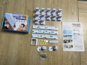 Blocco <span class=keywords><strong>invisibile</strong></span> dell'armadio (8 pezzi con 2 chiavi) Baby Guard e cassaforte per bambini veloce e più semplice <span class=keywords><strong>bambino</strong></span> multiuso - Product Image 6