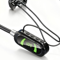 Écouteurs sans fil tour de cou en gros d'usine, stéréo HiFi, pilote F14, BT 5.4, écran LED, 10-15H, Type-C pour la musique et les trajets quotidiens