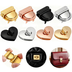 מנעולי תיק מתכווננים מצופים סגסוגת אבץ בהתאמה אישית, מנעול סיבובי לתיקים, מזוודות ואביזרים - Product Image 5