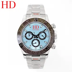 EW factory watch 116506 904L stainless steel cal.7750 movement 40mm timing code Rolexables men's fully automatic waterproof mech