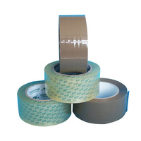 6 Rouleaux de Ruban Adhésif Kraft Brun Personnalisé 48mm X 66m Haute Adhérence, Ruban d'Emballage Colis BOPP Brun pour Scellage de Cartons